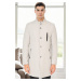 PLT8386 DEWBERRY MEN'S COAT-PATTERNED LIGHT GREY-2