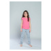 Dívčí tričko Tola s krátkým rukávem - růžové