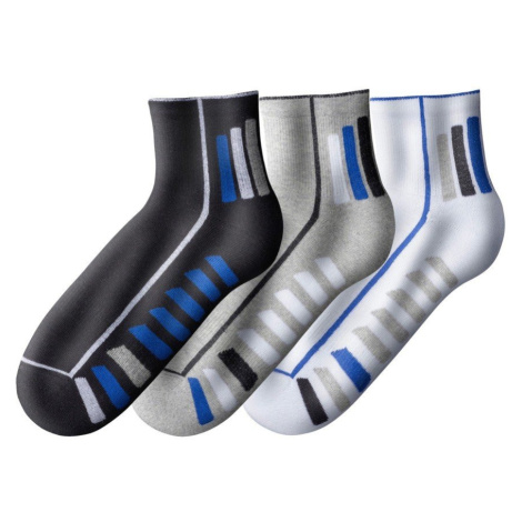 Sada 3 párů sportovních ponožek Quarter Blancheporte