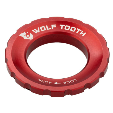WOLF TOOTH matice Centerlock Rotor červená