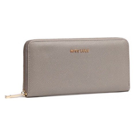 Dámská prostorná peněženka Miss Lulu Barbara - šedá