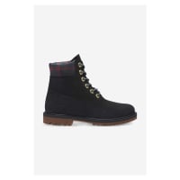 Semišové workery Timberland 6IN Hert BT Cupsole W dámské, černá barva, na plochém podpatku, lehc