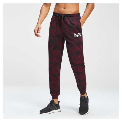 Pánské Adapt Tie Dye Jogger tepláky - Černá/Merlot