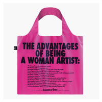 Skládací nákupní taška LOQI GUERRILLA GIRLS The Advantages Of Being A Woman Artist