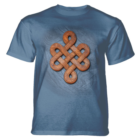 Pánské batikované triko The Mountain - Knots On Knots - modré
