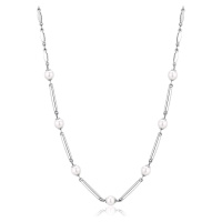 Brosway Elegantní ocelový náhrdelník s perlami Affinity BFF160