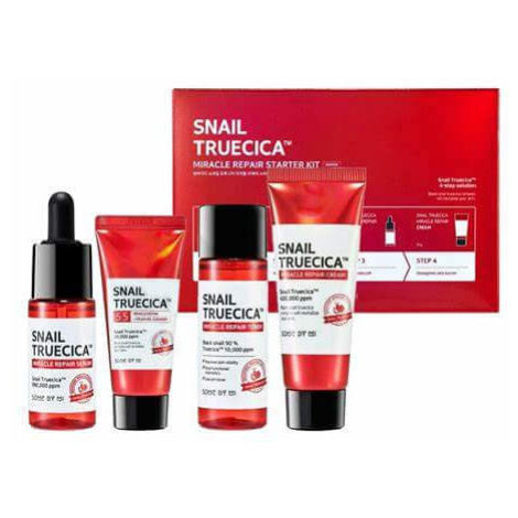 SOME BY MI - SNAIL TRUE CICA MIRACLE REPAIR STARTER KIT - Sada čistící gel  30ml, toner 30ml, pl