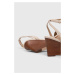 Semišové sandály Lauren Ralph Lauren Katherine béžová barva, 8029200000000000