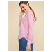 Růžová dámská pruhovaná košile ZOOT.lab Chloe