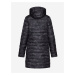 Černý dámský maskáčový zimní kabát s kapucí SAM 73