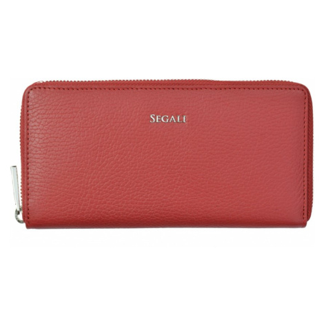 SEGALI Dámská kožená peněženka SG-27395 červená