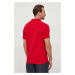 Polo tričko Karl Lagerfeld červená barva, s potiskem
