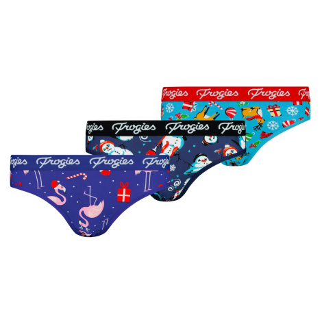 Dámské kalhotky 3P Vánoce Frogies
