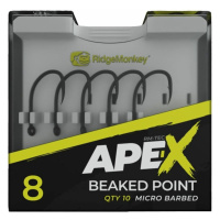 Ridgemonkey háček ape-x beaked point barbed 10 ks - velikost 8