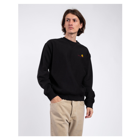 Carhartt WIP American Script Sweat Black