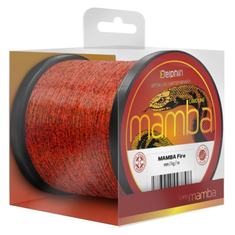 Delphin Vlasec Mamba Carp Fire - 0,26mm 5,2kg 300m