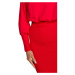 Pletené šaty v hladké červené model 18004239 - Moe