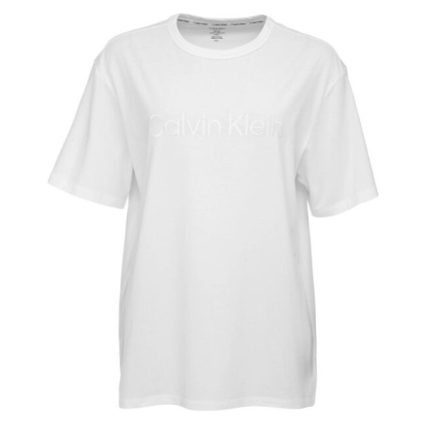 Calvin Klein S/S CREW NECK Dámské triko na spaní, bílá, velikost