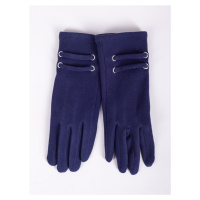 Yoclub Woman's Women's Gloves RES-0099K-195C Navy Blue