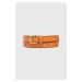 Pásek MICHAEL Michael Kors 2-pack dámský, oranžová barva