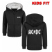 mikina s kapucí dětské AC-DC - Logo 1c - METAL-KIDS - MK217