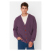 Trendyol Cardigan - Purple - Regular fit
