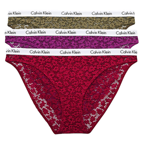 Calvin Klein Dámské kalhotky Carousel Lace 3Pack
