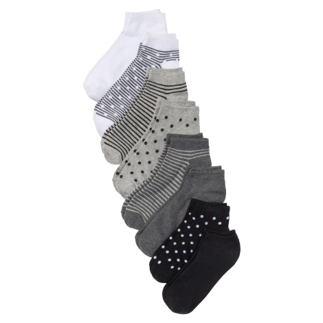 Nízké ponožky (8 párů) s organickou bavlnou Bonprix