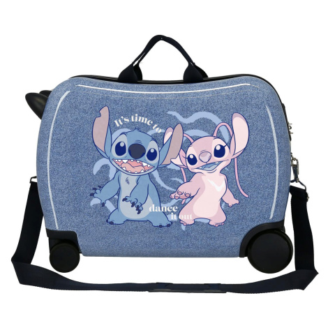 Disney Dětský kufřík na kolečkách - odražedlo - Stitch dance it out - 34L
