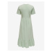 Světle zelené dámské basic midi šaty ONLY May