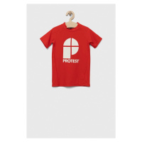 Dětské tričko Protest PRTBERENT JR červená barva