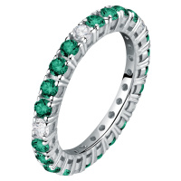 Morellato Okouzlující stříbrný prsten se zirkony Tesori SAIW171 54 mm