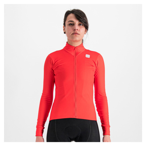 SPORTFUL Cyklistický dres s dlouhým rukávem zimní - KELLY THERMAL - červená