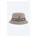 Bavlněný klobouk Kangol Stripe Lahinch tmavomodrá barva, K4012SP.GREY-GREY