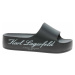 Dámské plážové pantofle Karl Lagerfeld KL86000 VG0 black eco