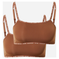 Nevyztužená braletka 2pack QD3806E BO8 bronzová/sandalwood - Calvin Klein