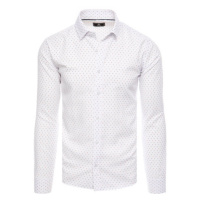 Dstreet DX2460 pánská bílá košile