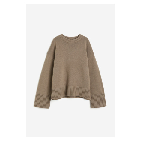 H & M - Oversized svetr z kašmírové směsi - béžová H&M