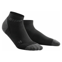 CEP WP4AVX Compression Low Cut Socks Black/Dark Grey II Běžecké ponožky