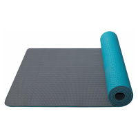 Yate YATE Yoga mat dvouvrstvá tyrkysová/šedá Podložka na cvičení