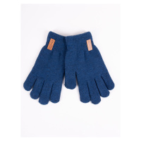Yoclub Kids's Gloves RED-0229C-AA50-005 Navy Blue