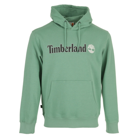 Timberland Linear Logo Hoodie Zelená