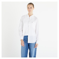 Tommy Jeans Solid Linen Blend Shirt White