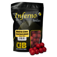 Carp inferno boilies nutra line jogurtová jahoda - 250 g 20 mm