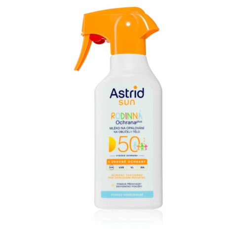 Astrid Sun mléko na opalování ve spreji SPF 50 270 ml