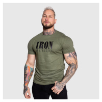 Pánské sportovní tričko Iron Aesthetics Urban, vojenská zelená