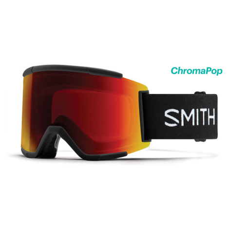 Smith snowboardové brýle Squad XL Black | Chrom. Sun Red Mir. | Černá