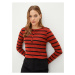 LC Waikiki Crew Neck Striped Long Sleeve Women's T-Shirt