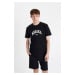 DEFACTO Regular Fit Crew Neck Printed Short Sleeve T-Shirt