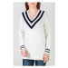 Sweater - Tommy Hilfiger HILDA V-NK SWTR multicolour